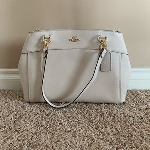 COACH Pebbled Leather Satchel